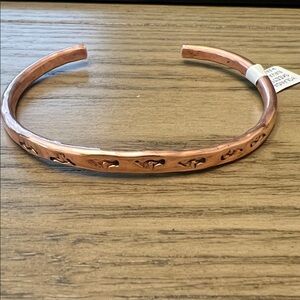 Navajo Handmade Copper Bracelet